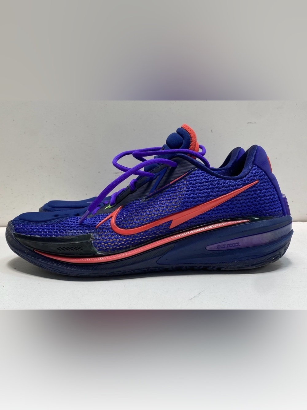 Nike Air Zoom G.T. Cut Void Blue Bright Crimson Basketball Shoes Men SZ 11 W/Box